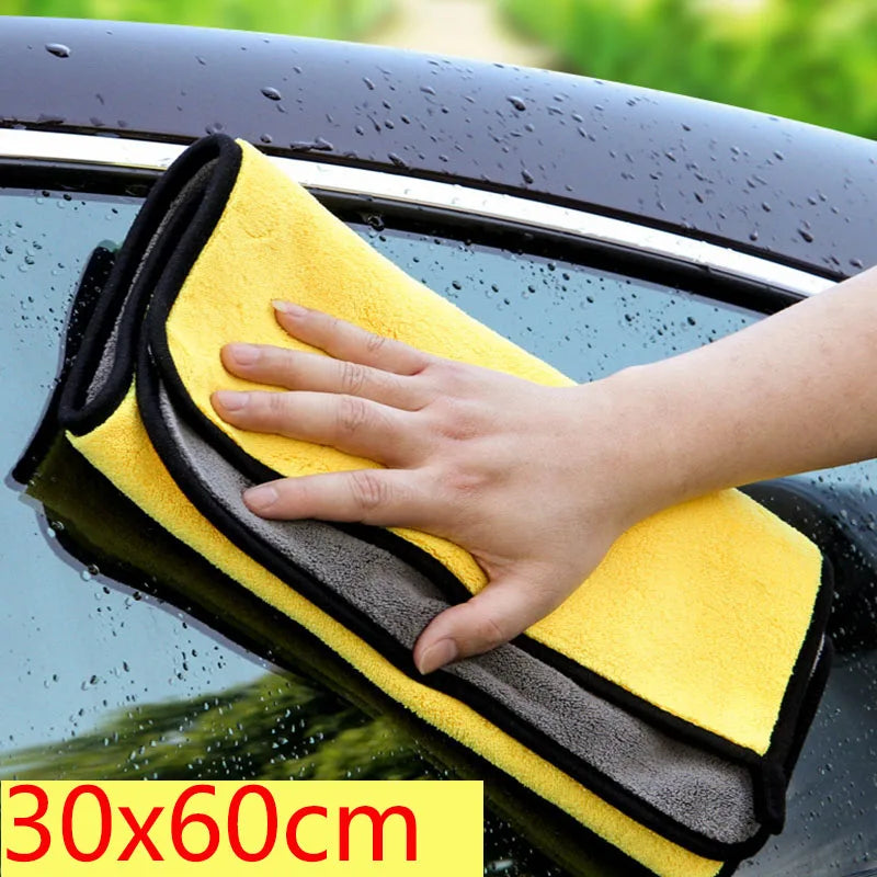 600GMS Auto Wash Microfiber Towel Car Cleaning Drying Cloth Automobile Washing Glass Cleaning Towel Detailing Car Wash Towel