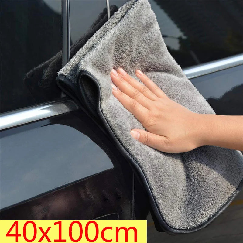 600GMS Auto Wash Microfiber Towel Car Cleaning Drying Cloth Automobile Washing Glass Cleaning Towel Detailing Car Wash Towel
