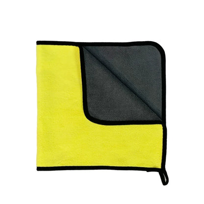 1/2Pcs Microfiber Towels Car Wash Supplies Detailing Car Glass Cleaning Tools Thicken Soft Drying Cloth Home Rag Car Accessories